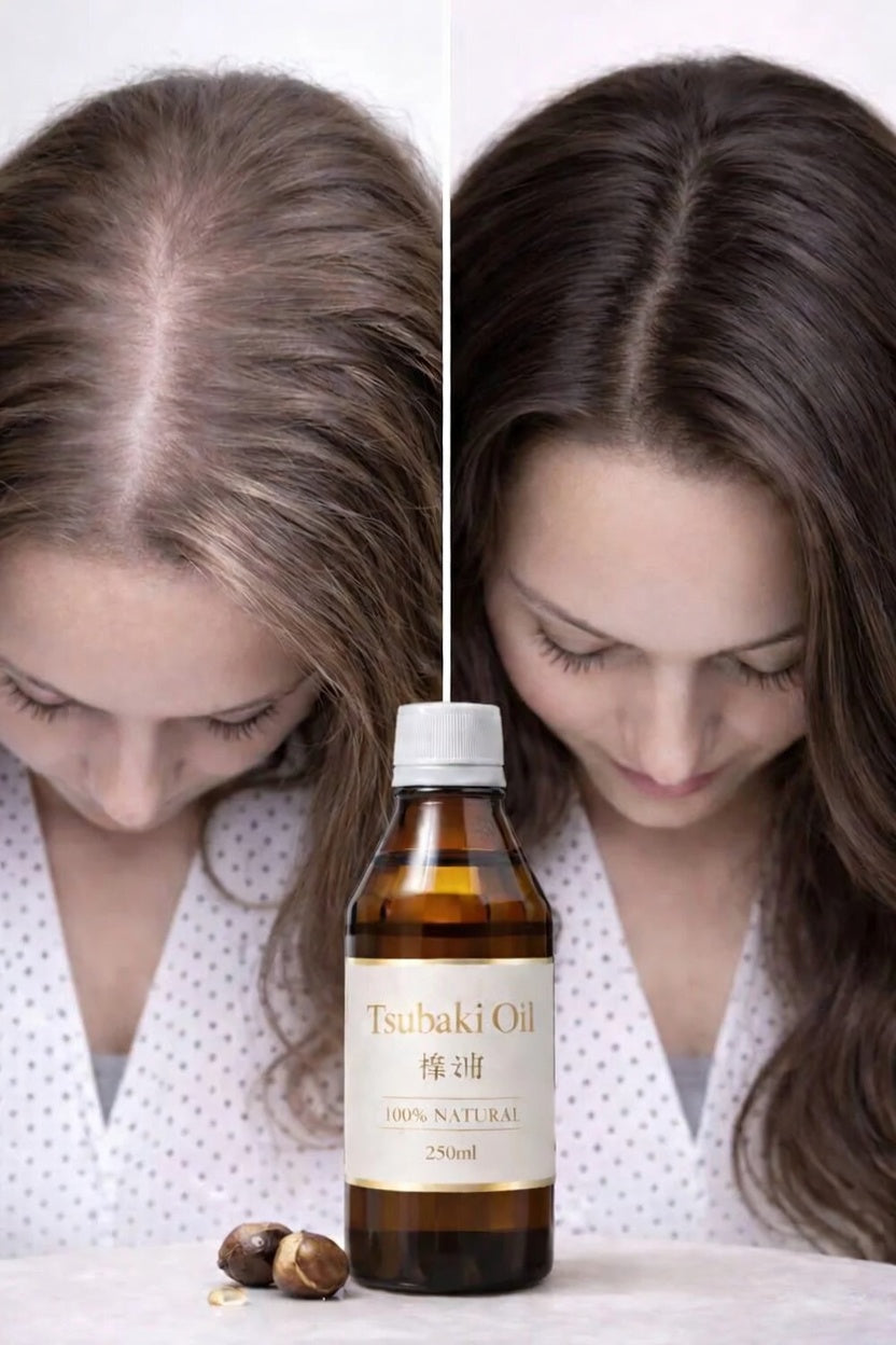 زيت تسوباكي الياباني الأكثر فعالية
